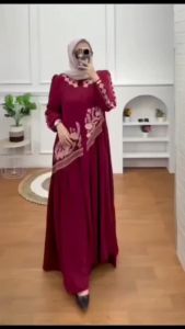 VENSA DRESS - Gamis Lebaran Terbaru 2023 Viral Remaja Dewasa Murah Mewah Bahan Crinkle Airflow Mix Bordir Jumbo Busui Dan Wudhu Friendly Dress Kondangan Korean Style Cantik Kekinian OOTD Hijab Busana Muslim Trandy Pakaian Muslim Setelan Muslimah OOTD