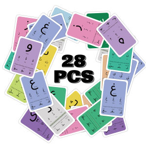 28pcs Arabic Alphabet Flash Cards For Beginner Of Arabic Letter Training Early Education Homeschool Learning Arabic Teacher