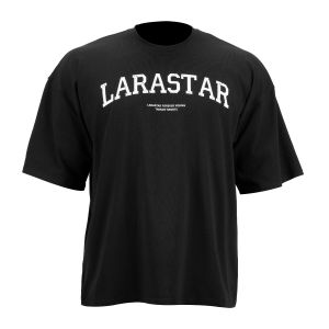 LARA STAR | Dropped Shoulder Loose Short Sleeve T-Shirt for Training