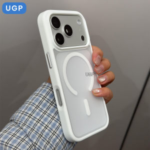UGP | Transparent Matte Soft Silicone Full Protection Magnetic Phone Case