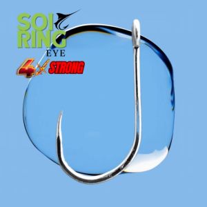 TORNADO FISHING TDF SOI RING EYE TIN 4X STRONG HOOKS [Extra THICK Extra Strong]
