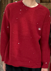 Couples Sweater round Neck Knitted Dress Shoulder Bared One Piece Winter Warm Soft Cotton Mens Womens Casual Fashion