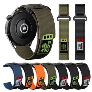 20 22mm Quick Fit Nylon Strap for Samsung Watch 7/6/5/4 40mm 44mm Band for Galaxy Watch 6/4Classic 43 47mm Sport Wristband Belt
