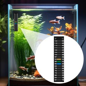 Temperature Strips LCD Environmental Sensor Sticker Temperature Monitoring Strip for Aquarium Refrigerator Freezer Fermenting