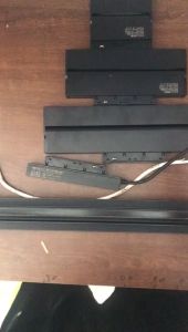 Track Light Home Design Spot Led Modern Ceiling Lamp Stripe Magnet Rail Lighting DC48V Driver Black Metail Case