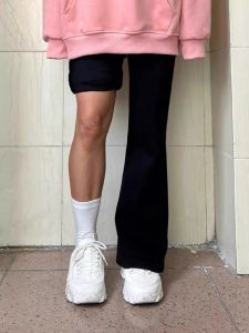 Quần Jeans Denim Co Giãn Cạp Cao Cho Nữ Thu Đông Quần Dài Ôm Dáng Lượng Mùa Xuân Quần Jeans Co Giãn Màu Đen Lưng Cao