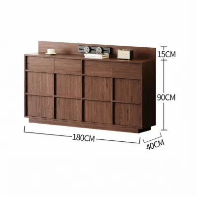 Vintage Black Storage Sideboard