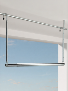 YIXUAN | Foldable Home Stainless Steel Invisible Extendable No-drill Clothes Drying Rack