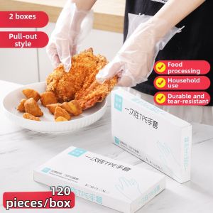 Durable and Transparent PE Gloves for Catering
