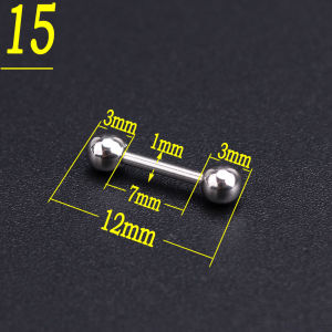 Phong Cách Punk Mới Thời Trang Móng Tay Bằng Thép Không Gỉ Phụ Kiện Trang Trí Hình Vòng Tròn Thời Trang Lỗ Khoan Móng Tay Thoải Mái Lâu Trôi