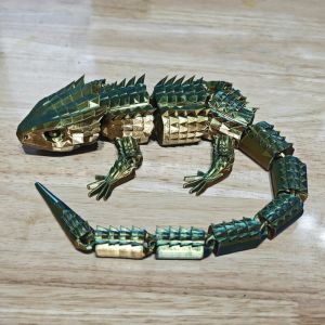Moving Lizard Toy Model Miniature Fun Childrens Birthday Gift Boys Doll Cheerful Desktop Decoration Safe Keeping Ornament