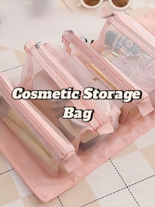 Portable Comestic Storage Bag / Partition Makeup Bag / Travel Multiple Toiletry Bag / Travel Organizer