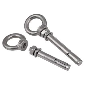 POWER&STRONG | Heavy Duty Long Expansion Bolt with Ring and Hook