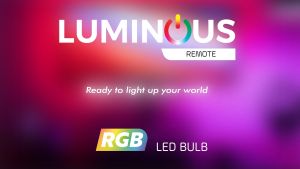 LAMPU LED WARNA WARNI SMART LUMINOUS RGB LIGHT BULB WITH REMOTE CONTROL 15 WATT