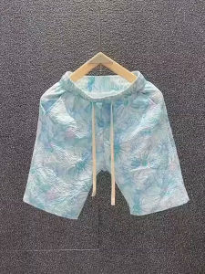 Quần Short in Hoa Daisy Mùa Hè Cho Nam Quần Đi Biển Quần Thể Thao Năm Nút Quần Dài Thường Ngày Thoáng Khí Co Giãn