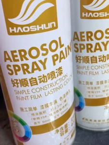 Sơn Xịt Cầm Tay Sơn Xe Ô Tô Haoshun Taxi Morning màu bạc Tiện Lợi Dung Tích 400ml