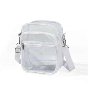 Túi Đeo Vai Trong Suốt Bằng PVC Dành Cho Nữ Nhẹ Chống Thấm Nước Kiểu Dáng Bình Thường Thích Hợp Cho Du Lịch Dành Cho Trẻ Em Quai Đeo Đơn Có Khóa Kéo Hình Dạng Xô