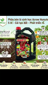 Phân bón lá sinh học Arrow Humate 5 lít Cải tạo đất - Phát triển rễ