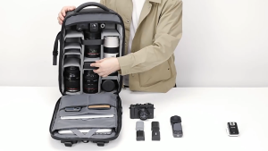 Fenruien New High Quality Waterproof & Anti-Theft Large Dslr Camera Backpack Digital Camera Bag for All Nikon Canon sony