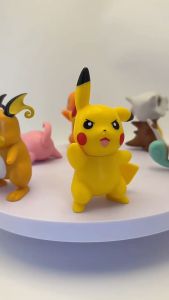 Mô Hình 6 Nhân Vật Pokemon Pikachu Raichu Rùa Jenny Cao 11cm Decor Trang Trí Phòng Quà Tặng Cho Bé