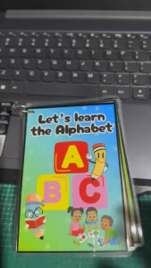 Laminated Alphabet Phonics Tracing Cards  A-Z Flashcards Reusable