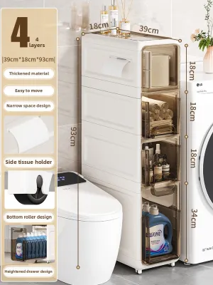 JIAZONG | Narrow Space Luxury Drawer Storage Cabinet Bathroom