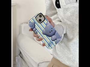 Cute Cartoon Pattern Design 2 in 1 Phone Casing Cover for IPhone 16 Pro Max Plus Retro Anti-Shock Shockproof Cover