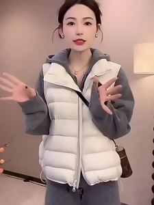 Womens Outdoor Winter Stylish Fashionable Quilted Down Vest