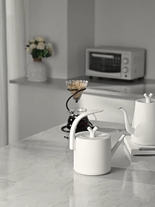 Smart Electric Kettle 1000ML กาต้มน้ำไฟฟ้า กาดริปกาแฟ กำหนดอุณภูมิได้ พร้อมฐานความร้อน CCA