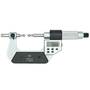 High Precision External Diameter Micrometer Crossrod Ball Head Digital Display