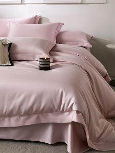 Luxury Style Premium Pure Color Cotton Bedding Set