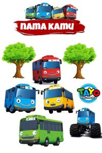 Topper Ulang Tahun Tayo (Custom Nama)