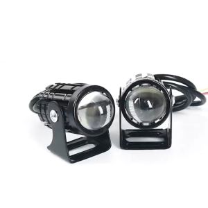 With Switch 2 PCS Mini Driving Light White+Yellow Pair of Universal High quality led light Motorcycle Mini Driving Light