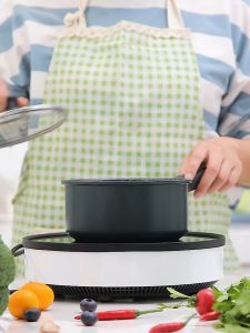 16CM Non Stick Pot Milk Pot Household Hot Milk Noodles Baby Supplementary Food Baby Pot Universal Induction Cooker