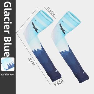 JIADIAONI | Sun Protection Arm Sleeves Men Women Summer Thin Icy Silk