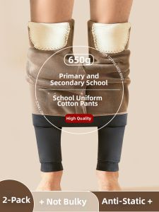 MsPai | Winter Warm Lined Cotton Pants -40℃ Extra Thick Padded Trousers