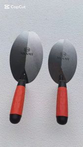 [ VIENA ] Sendok Semen Cetok Semen Bulat Gagang Karet 6" Dan 7" Inch