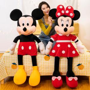 ZHENG FU | Pair Mickey Minnie Dolls Plush Toys For Birthday Gift