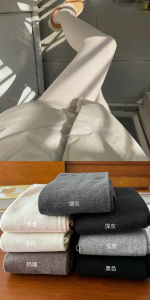 2025 Autumn Winter Cartoon Leg Fleece Lined Compression Pantyhose Womens No Slip Bottoming Tights Elegant Simple Style