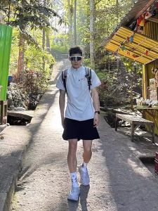 Quick Dry Ice Silk Mens Shorts Summer Thin Hanging Sensation Outdoor Sports Five-Point Pants Loose Fit Casual Leisure Shorts