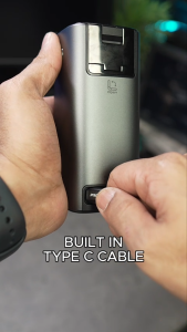 Promate Titan-130RC 20000mAh Portable Charger with Aluminum Build Multi-Protection TFT Display