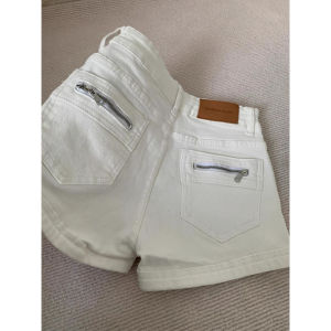 QIANCHANGNAAI | Vintage High Waist Slim Fit Denim Shorts