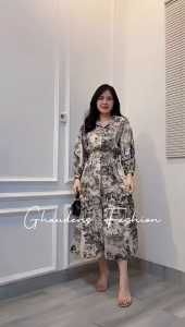 Ghaudens - Long Dress Giana Button Rayon Guardian 6868-5/6