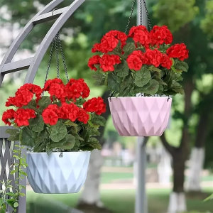 Artificial Flowers Bouquet Silk Hydrangea Decor Faux Plastic Camellia Vivid Realistic Artificial Flower Arrangements for Wedding Table Decoration Dinner Party Valentines Decoration Living Room Centerpieces