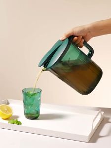 Z-Gadget⚡2.2L Cold Kettle Water Jug Set With 4 Cup Drinking Glass Serving Jug Refrigerator Water Jar Pitcher Jug Household冷水壶套装