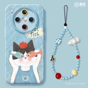 Oppo Findx8 Womens Style Silicone Phone Case Full Cover Protection Anti-fall Matte Finish Cute Fish Pattern Eco-friendly