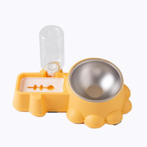 ชามอาหารแมว ชามอาหารสุนัข มาพร้อม สมบูรณ์แห้ง ชามอาหารสัตว์เลี้ยง ถอดล้างทำความสะอาดง่าย ราคาส่งที่ให้ ชามอาหารสัตว์อัตโนมัติ ชุด 50 บาท