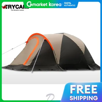Lều cắm trại dã ngoại leo núi Try Camp Kerry Dome 1-3 người khung FRP cơ bản dùng cho cắm trại