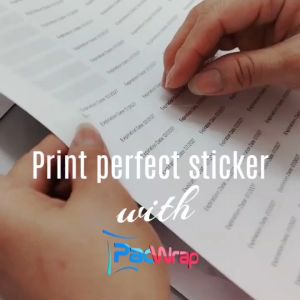 100pcs A4 Sticker Paper (Simili / Matte) Printing Label Inkjet Laser Printer 哑面贴纸