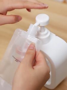 READY STOCK!!!30/50/100ml Portable Travel Lotion Dispenser Bag Sub-Packaging Bag Cosmetic Shampoo Out Transparent Bag